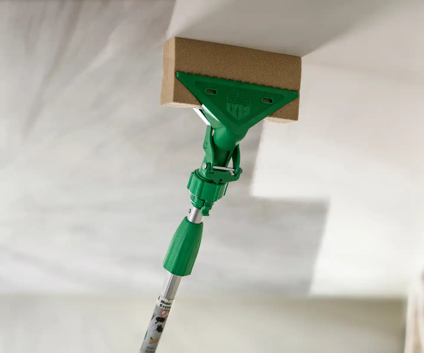 Mop being used to clean ceilings

SERV1444 Three Year usage. Limited to Internal use at corporate on digital, social and website, with three yea print usage beginning 10/1/2021