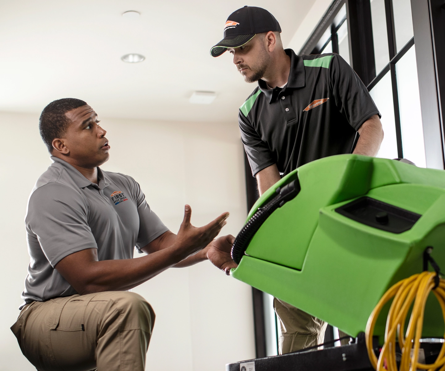 2 men discussing with each other while at work
SERV1444 Three Year usage. Limited to Internal use at corporate on digital, social and website, with three yea print usage beginning 10/1/2021
